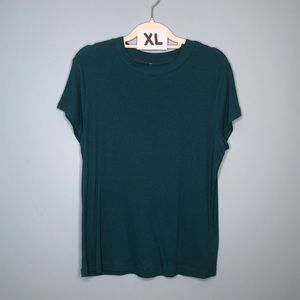 A New Day Ribbed Knit Strech Tee XL